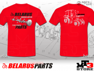 Belarus-MTZ PARTS Póló ( S ) piros