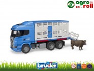 Scania állatszállító teherautó - BRUDER 