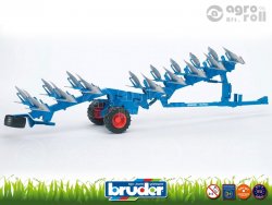 Lemken Vari-Titán váltvaforgatós eke BRUDER