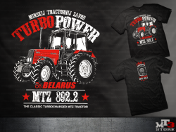 Belarus-MTZ 892 TurboPower póló (XXL)