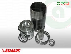 Hüvelygarnitúra 3 gyűrűs MTZ 4/6 hengeres D-2455S3AM gyűrűvel Turbós EURO-3 MOTORDETAL ORIGINAL RUSSIA Hüvely: L=245,6MM, Csapszeg: D=42mm, Dugattyúkamra: d=60/74mm