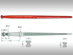 Homlokrakodó tüske L=980 M28x1,5