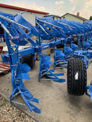 Lemken Juwel 8 M 4+1 fejes váltvaforgatós eke N 100 réselt kormánylemezzel BS42I, 85cm, kat3, hidr. gerendelybehúzás,  5 pár beforgatólemez, 340/55-16 kombi kerék