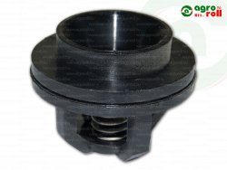 Nyomásszabályzó szelep Lengyel D=52mm magasság= 40mm fehér három merevitős