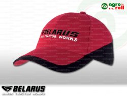 Belarus-MTZ TYPE HÍMZETT baseball sapka piros (Alap - BASIC)