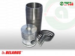 Hüvelygarnitúra 5 gyűrűs MTZ-80 gyűrű nélkül Hüvely: L=245,6mm, Csapszeg: D=38mm, Dugattyúkamra: d=38mm ZETRA