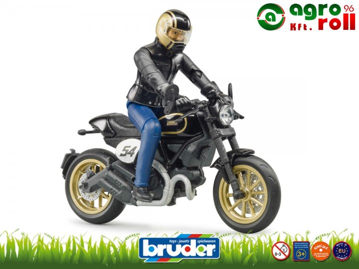Ducati versenymotor + motoros BRUDER