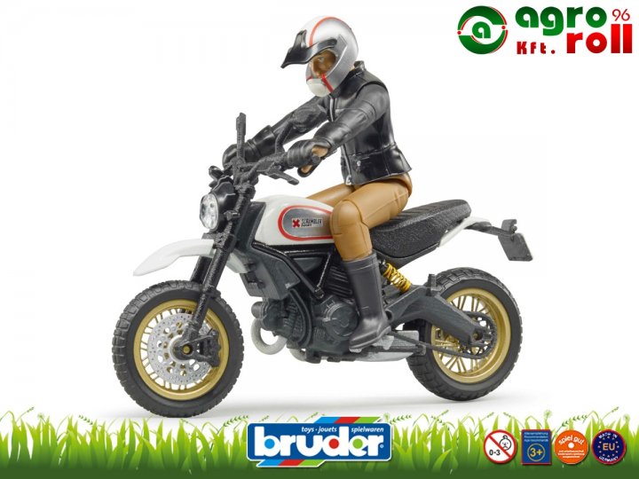 Ducati motorkerékpár + motoros BRUDER