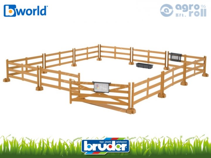 Legelő kerítés (barna) - BRUDER 62604