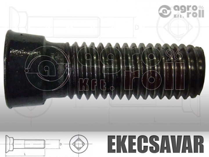 M12x40  ekecsavar IH alacsonyfejű 12.9