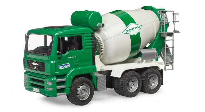 MAN TGA betonmixer zöld - BRUDER