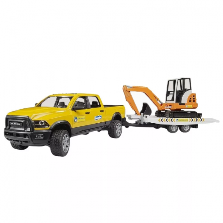 Dodge RAM 2500 Power Wagon terepjáró + utánfutó + kotró