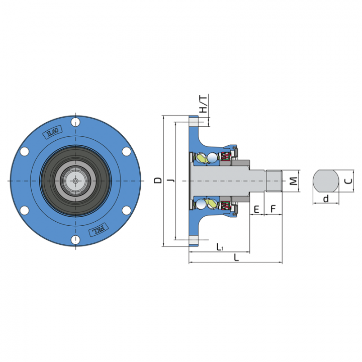 IL60-163/6H-M30 csapágy FKL (GASPARDO R18127301 )