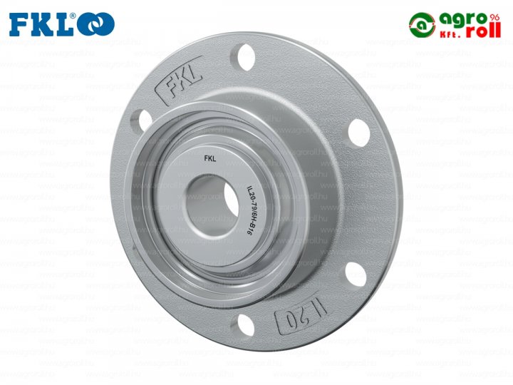 IL20-79/6H-B16 csapágy FKL BEARING 6 furatos(6x8,1) átm.79,4mm d=16mm, L=37,7mm