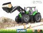 Deutz Agrotron X720 traktor homlokrakodóval - BRUDER 