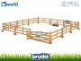 Legelő kerítés (barna) - BRUDER 62604
