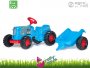 Rollykiddy Classic pedálos traktor utánfutóval - Rolly Toys