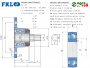 1726208 2RS csapágy  FKL BEARING (208 NPPB)
