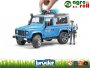 Land Rover Defender rendőrségi Pick-Up terepjáró + rendőr - BRUDER