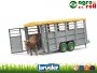 Állatszállító pótkocsi + 1 tehén - BRUDER
