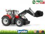 Steyr 6300 Terrus homlokrakodóval - BRUDER