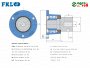 IL50A-98/3T-M20-10.2 csapágy FKL BEARING (Horsch 23246700,28042000) 3 furatos átm.98mm L=111mm M12 Horsch Pronto DC/AS
