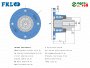 IL50S-120/4H-M20 csapágy FKL BEARING (AMAZONE 78101200, 78102023, 78107325)