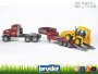 MACK vontató + Tréler + JCB árokásó BRUDER