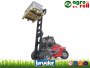 Linde HT160 emelővillás targonca raklappal és 3 raklap ketreccel BRUDER