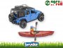 Jeep Wrangler Rubicon Unlimited kajakkal - BRUDER