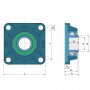 LSFN-207 TBS csapágy FKL BEARING (3199365 Lemken, F232025.2 INA, PN00033 RBF)