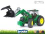 John Deere 7930 homlokrakodóval -  BRUDER 